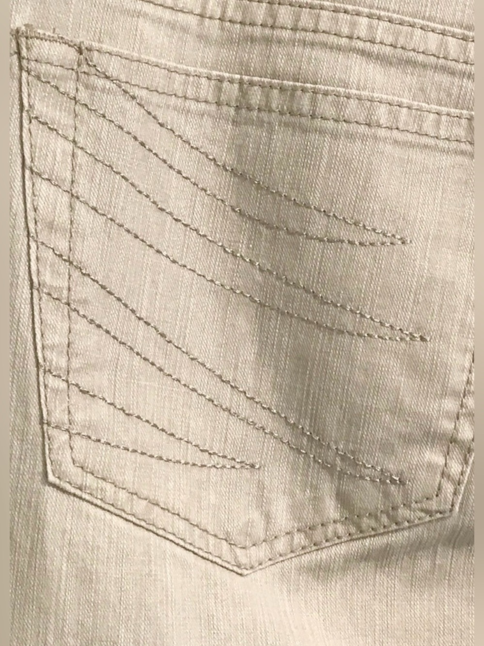 Angelo Marani Italy White Crystal Embellished Stretch Jeans Designer Denim Sz 8 - Picture 12 of 16